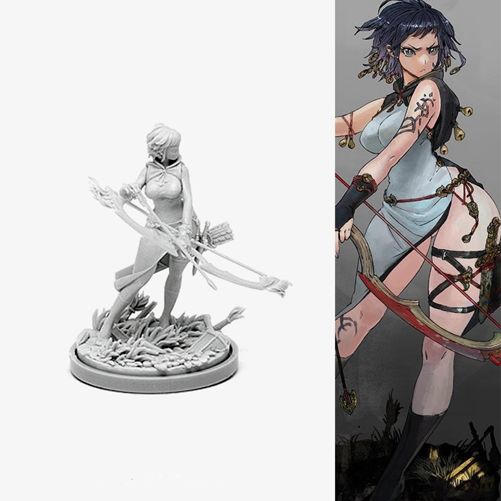 Model Kit Knight - modelbouwpakket harskit KINGDOM DEATH KD Girl
