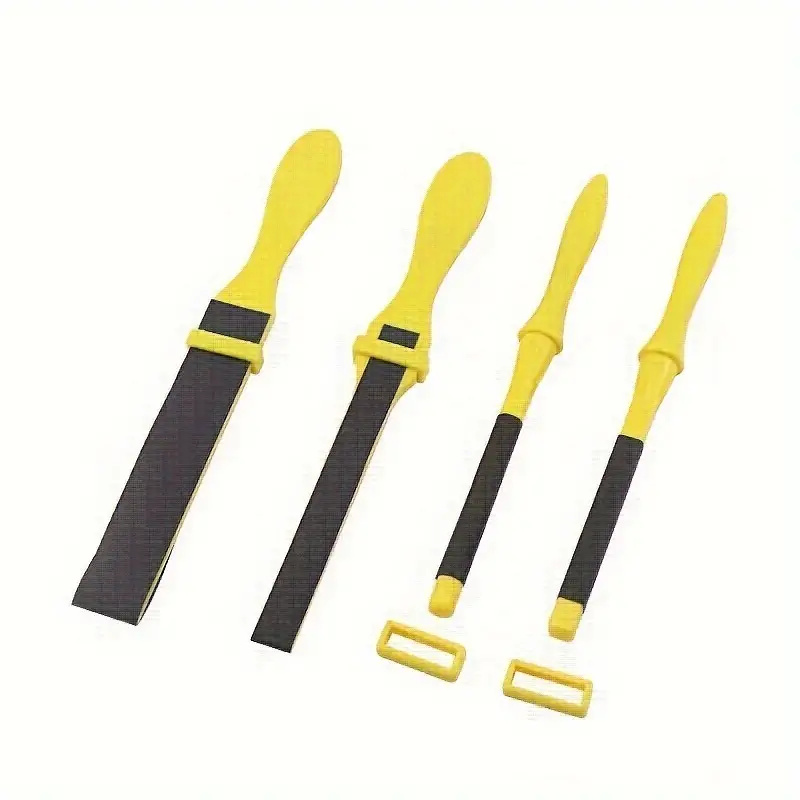 Sanding Stick Set - 4-delige schuurstokkenset met plastic handgrepen voor