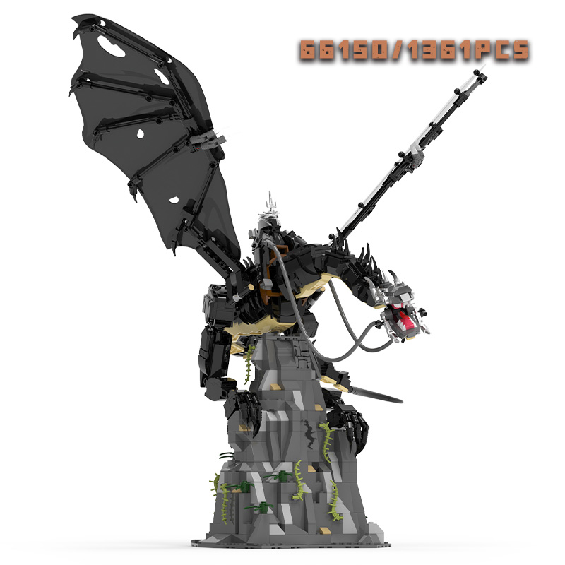 Model Kit Manual - 1361pcs Witch King Fell Beast Bouwstenen