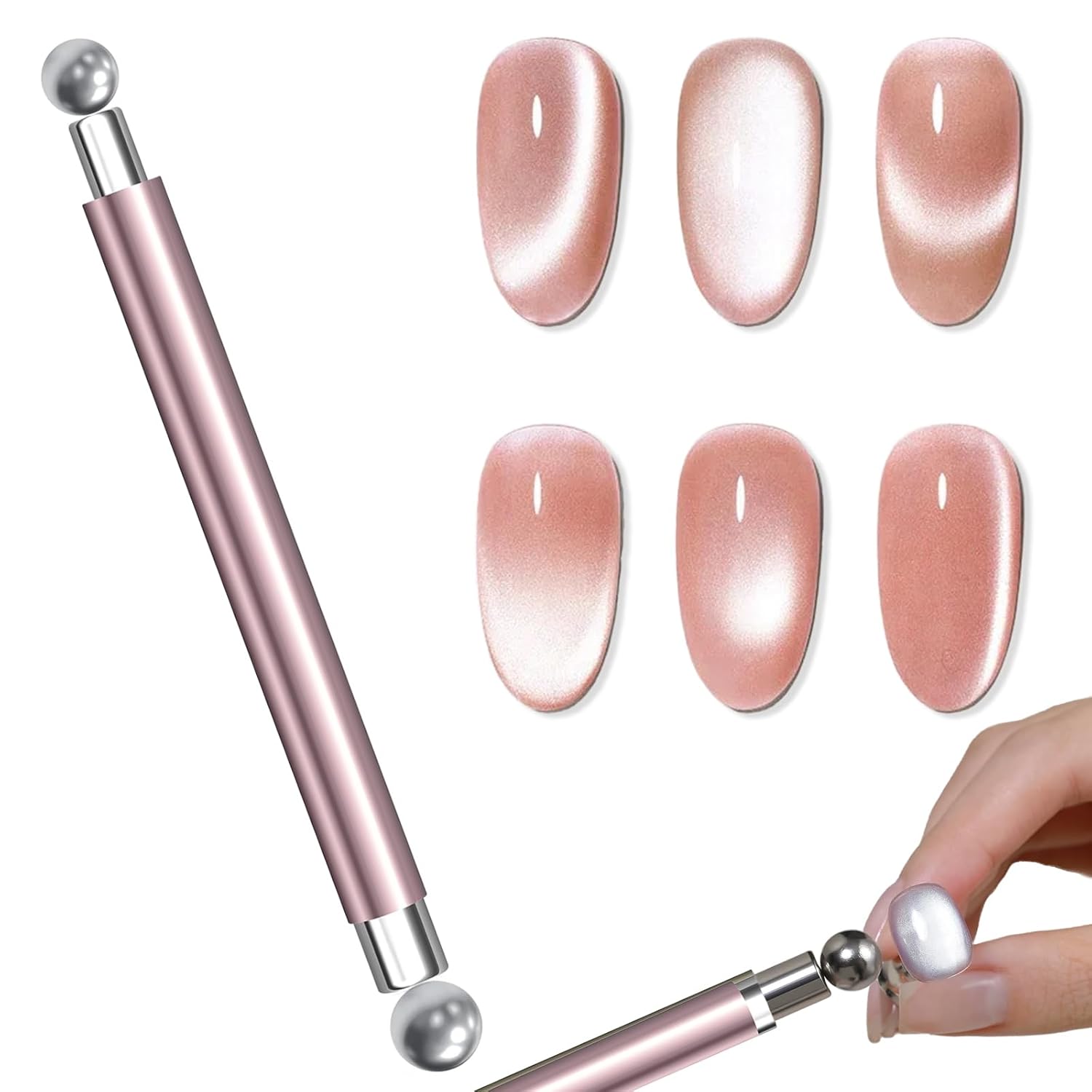 Sanding Stick Set - Cat Eye magnetische bal met spijker