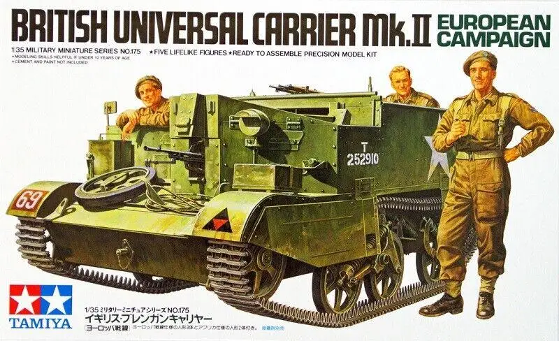 Model Kit Manual - Tamiya 35175 1/35 modelbouwset Britse universele