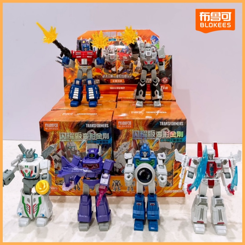 Model Kit Transformers Blokees - Nieuwe Blokees Transformation Shining Versie 4-actiefiguurspeelgoed
