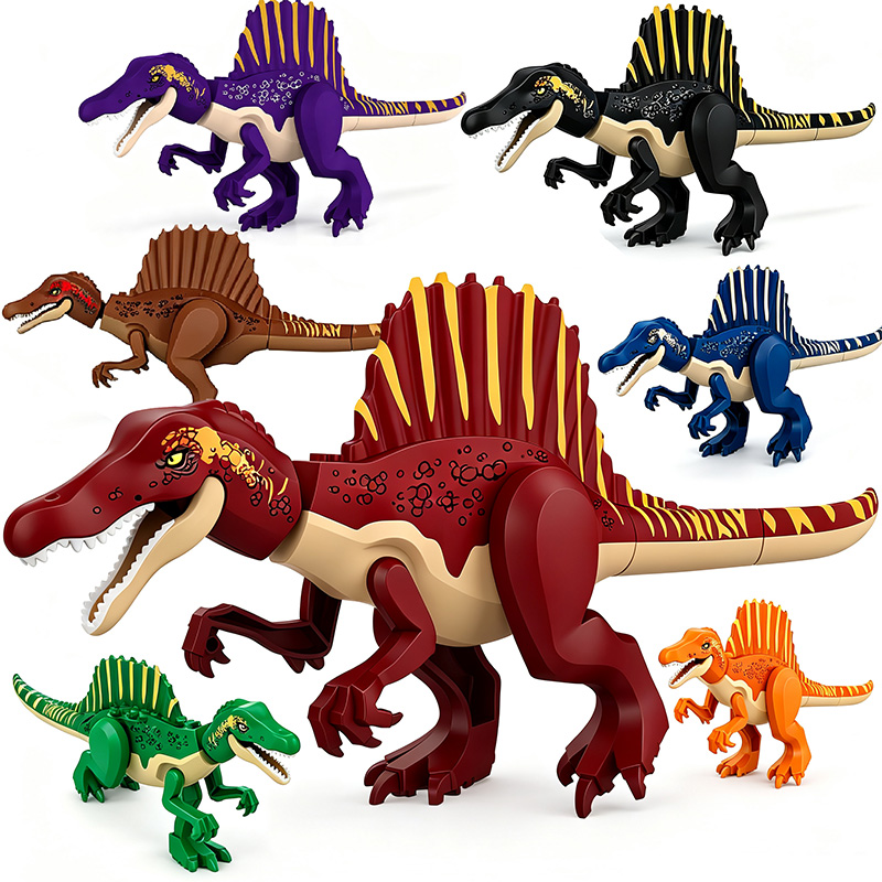 Model Kit Jurassic Park - Jurassic Dinosaur World Grote Spinosaurus Model
