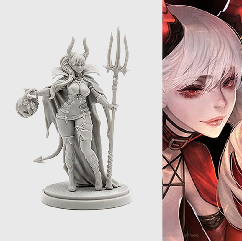 Model Kit Knight - modelbouwset harskit KINGDOM DEATH KD Goddess