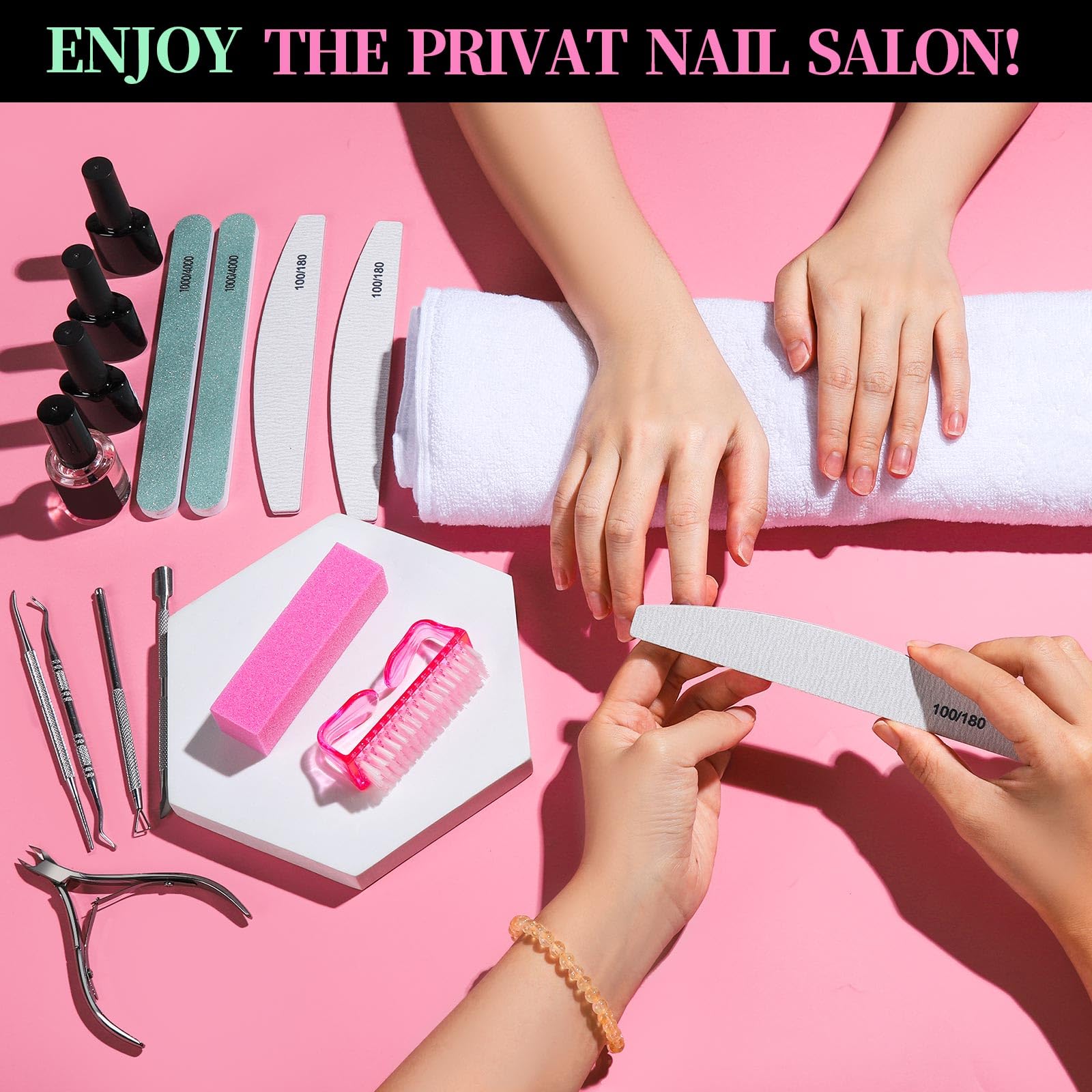 8-delige nagelknipperset met n - Sanding Stick Set recensie en prijs