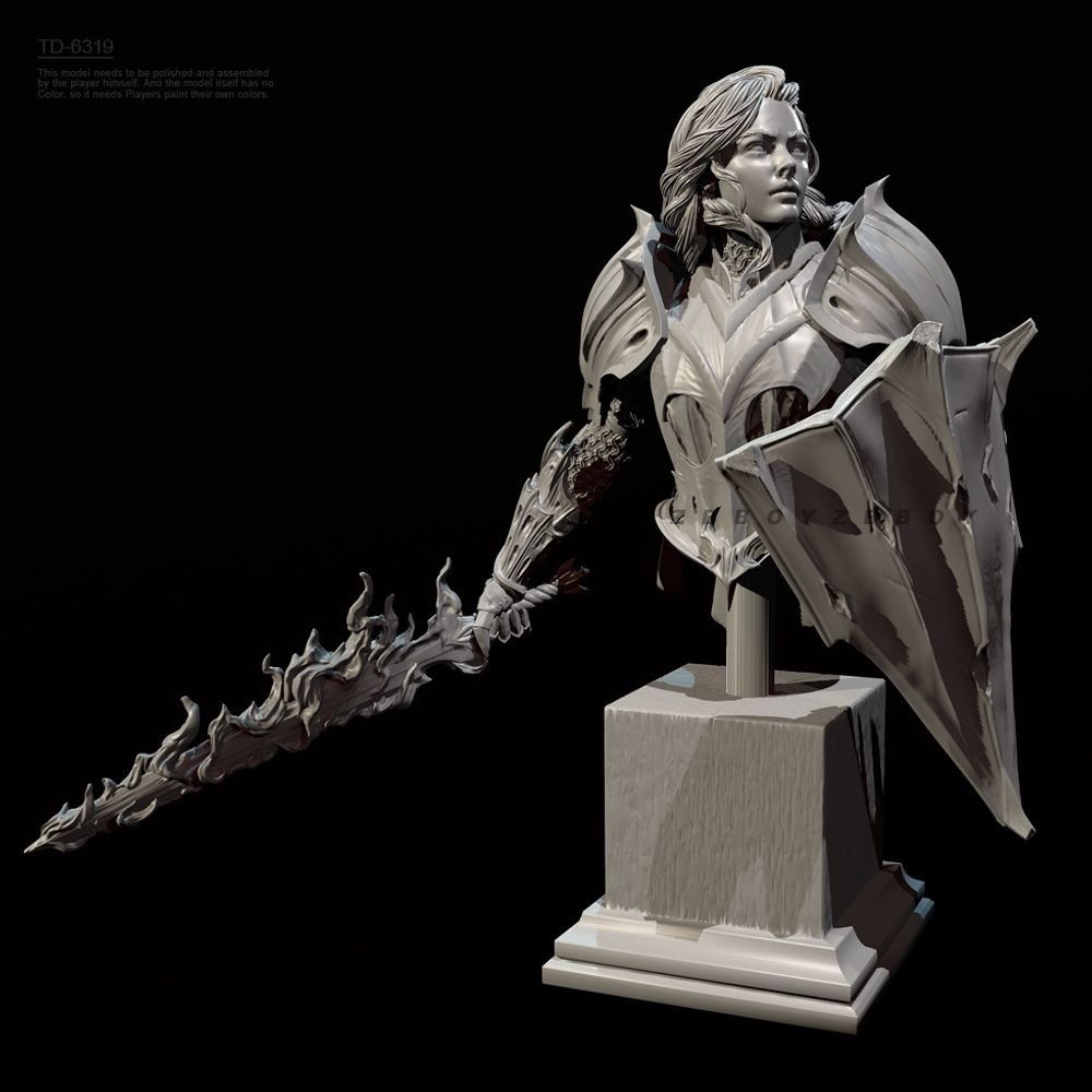 55mm 70mm Buste van Een Vrouwe - Model Kit Knight recensie en prijs