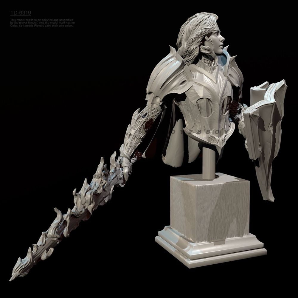 55mm 70mm Buste van Een Vrouwe - Model Kit Knight recensie en prijs