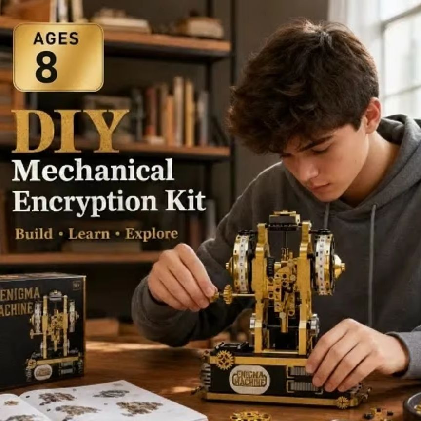 Enigma Machine Bouwstenen Set  - Model Kit Manual recensie en prijs