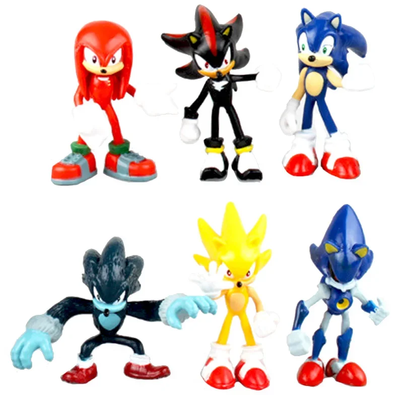 6 stuks/set Sonic Actiefiguren - Model Kit Sonic recensie en prijs