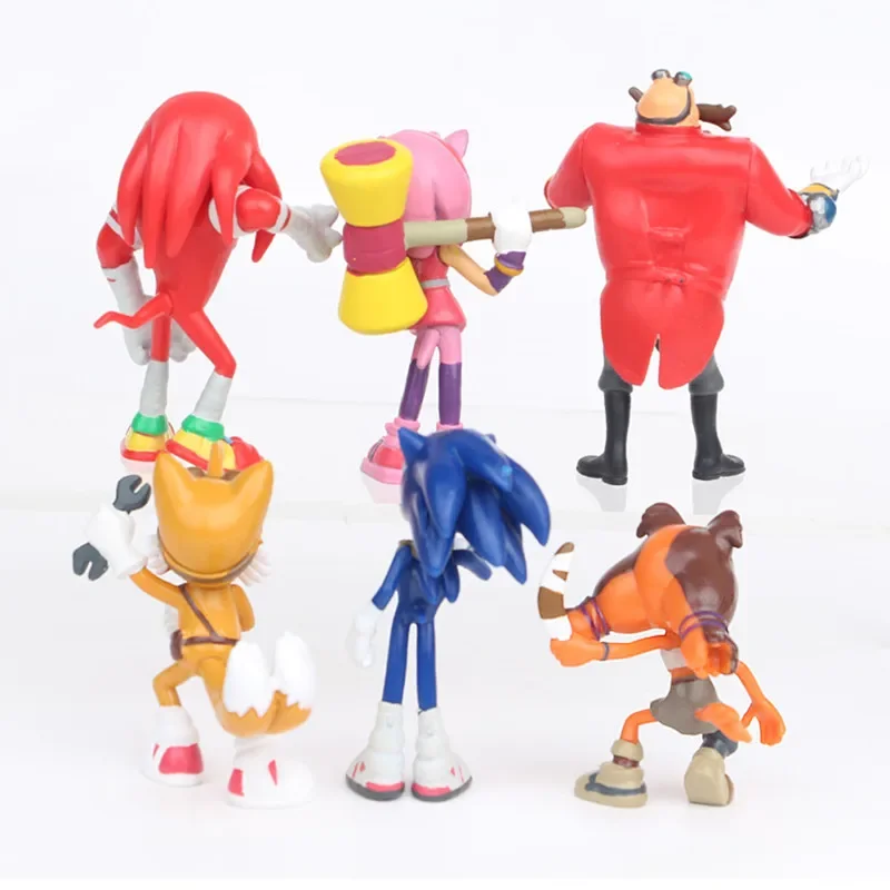6 stuks/set Sonic Actiefiguren - Model Kit Sonic recensie en prijs