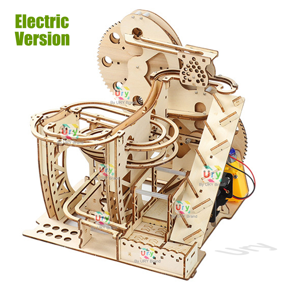Ury 3D Houten Puzzel Knikkerba - Model Kit Manual recensie en prijs