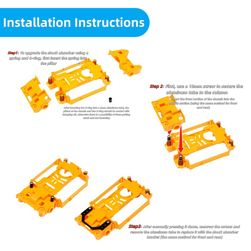 1SET CNC Tiangong Vierwielaand - Model Kit Ms General recensie en prijs