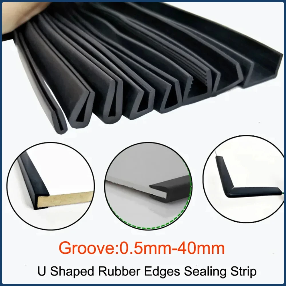 Zwarte U-vormige rubberen rand - Panel Line Marker recensie en prijs
